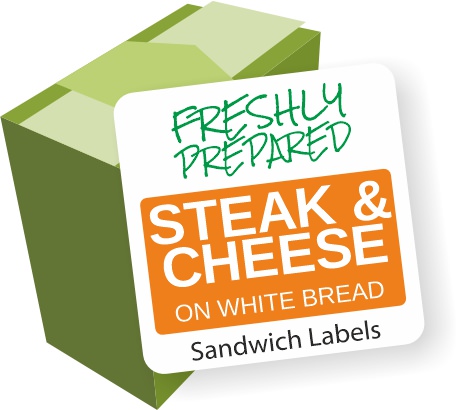 Sandwich Labels - 2 day dispatch as standard.